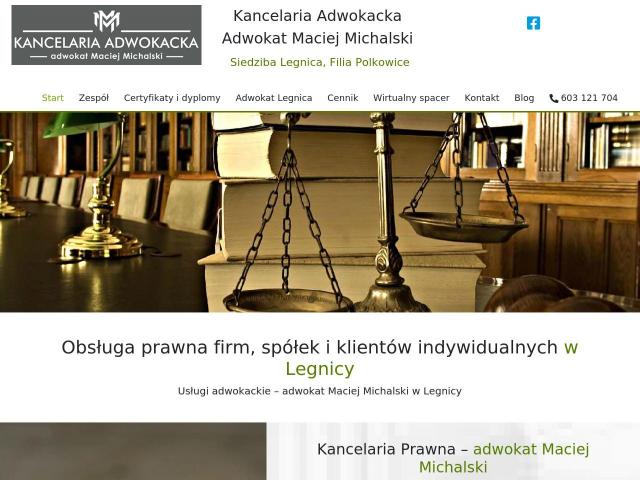 Kancelaria adwokacka adw. Maciej Michalski