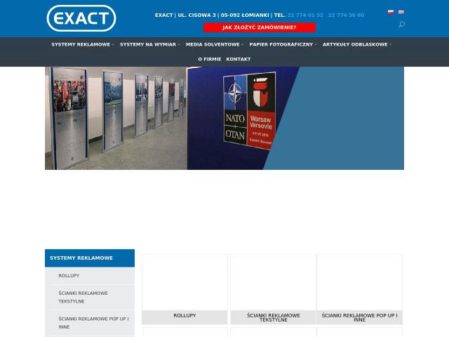 EXACT Company Systemy reklamowe